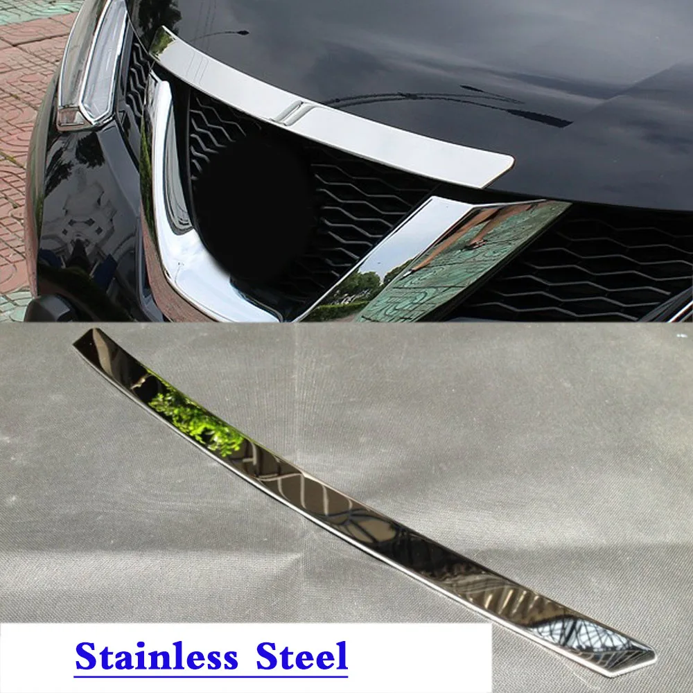 Car Engine Machine Racing Grille Grill Frame Hood Stick Trim For Nissan X-Trail T32/Rogue 2014 2015 2016 2017 2018 2019 2020