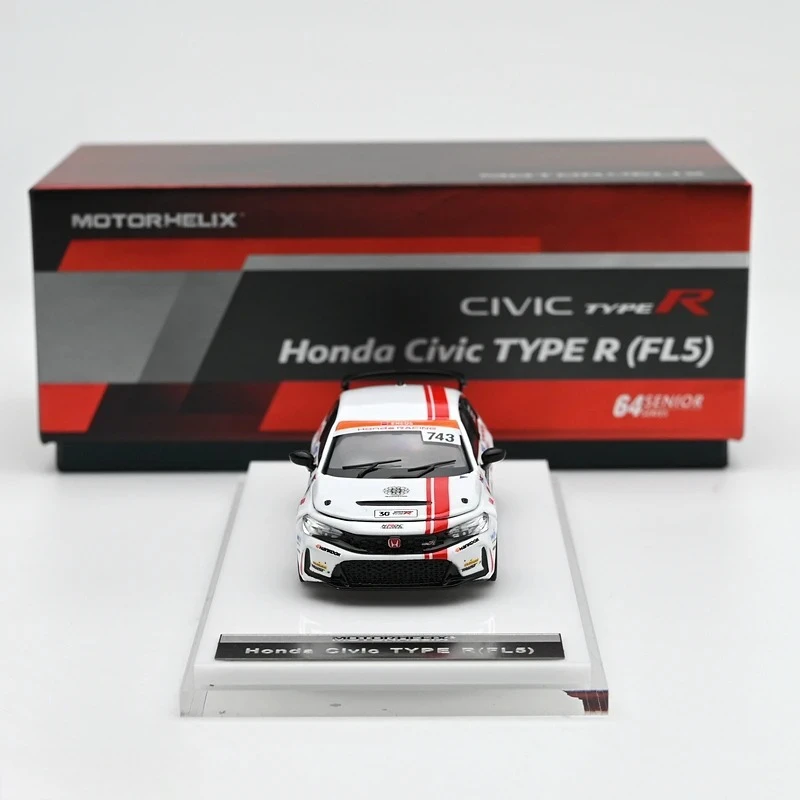 MH 1:64 Type R Civic FL5 Legering Motorvoertuig Diecast Modellen Auto Speelgoed Collectie Jongen Kerstcadeaus