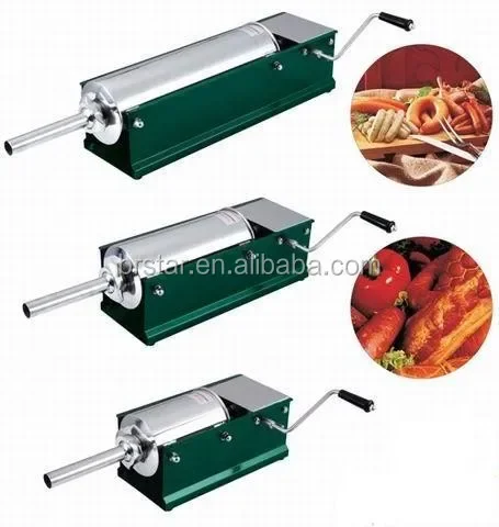 Hot selling stainless steel factory price Horizontal  sausage stuffer