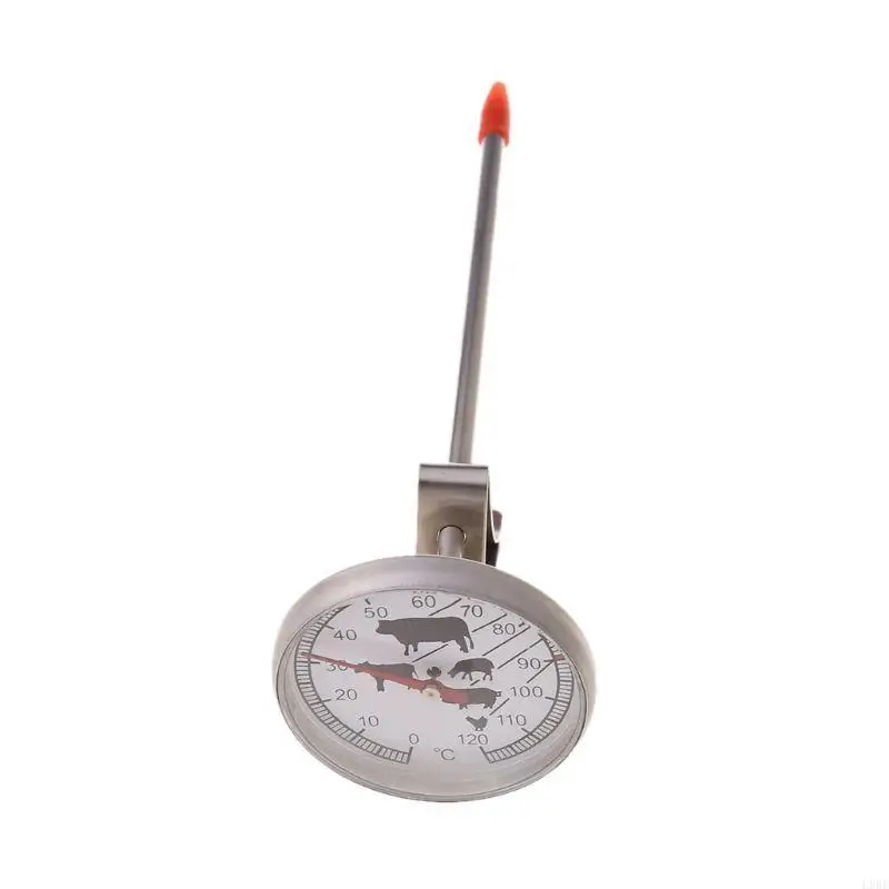 

L9BE Stainless Steel Read Probe Thermometer BBQ Cooking Gauge