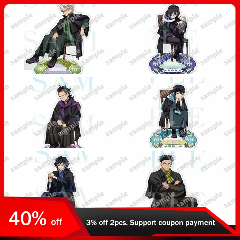 

Demon Slayer Shi Tou Wu Yilang Tanjirou Standing Plates 14cm/5.51in Acrylic Anime Peripherals Ornaments Toys Hobbies Decoration