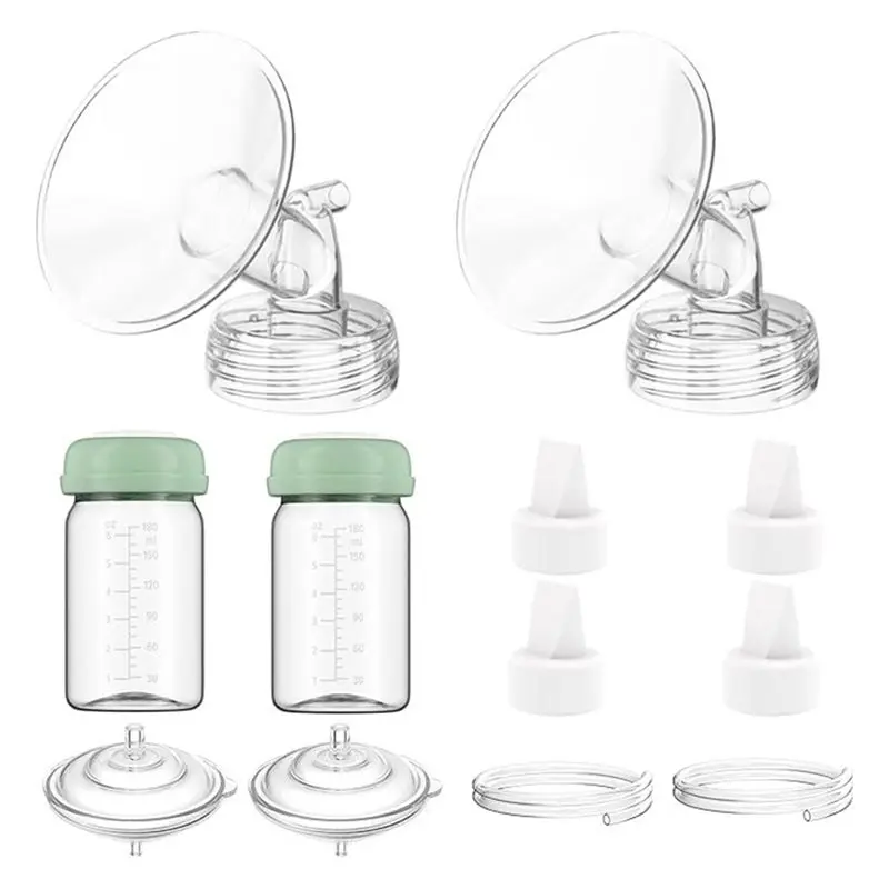 wott-搾乳器部品フルセット交換部品21mmフランジバルブ逆流防止装置チューブボトル