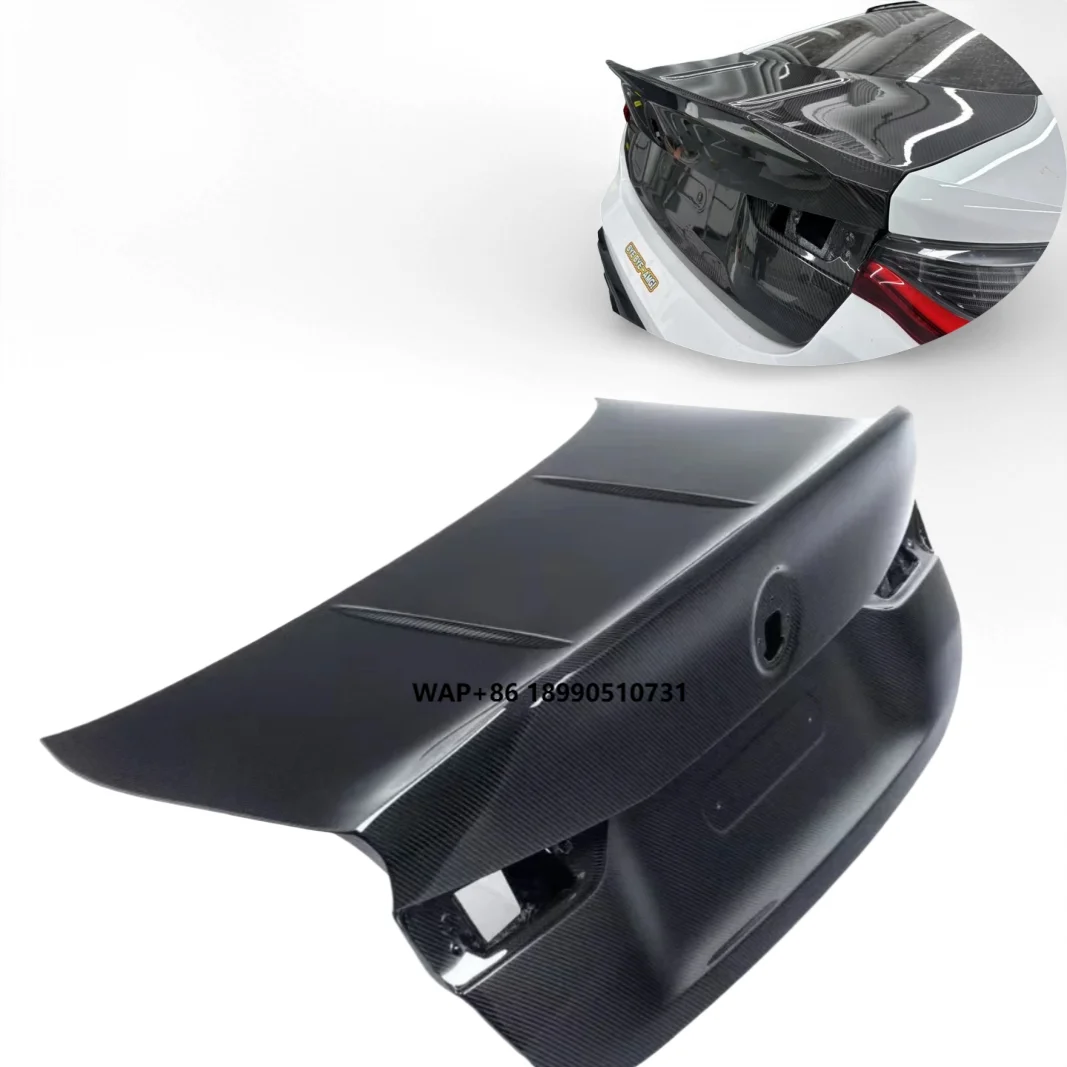 

Dry Carbon Fiber CSL Style Rear Trunk Rear Cover for G82 M4 Carbon Fiber Rear Trunk Lid