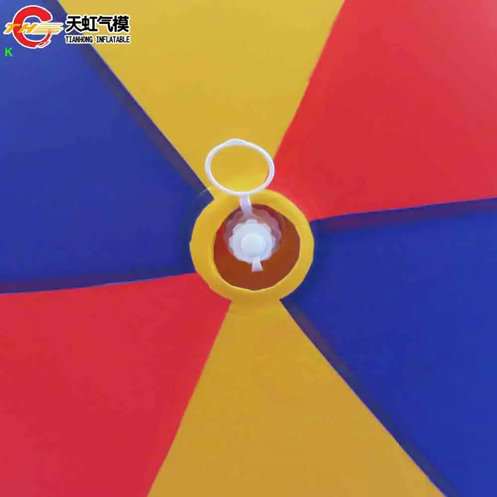 Spedizione veloce 1m/2m/3m Dia Pallone da spiaggia gonfiabile gigante Palloncini in PVC colorati per giocattoli da gioco sportivi di costruzione di squadre