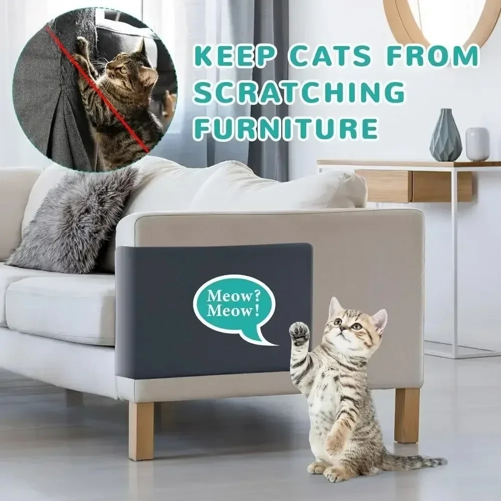 Karpet Berperekat Dapat Dipangkas Papan Goresan Kucing Sofa Anti Goresan Kucing Diy Papan Goresan Kucing Sofa Pelindung Cakar Pertajam