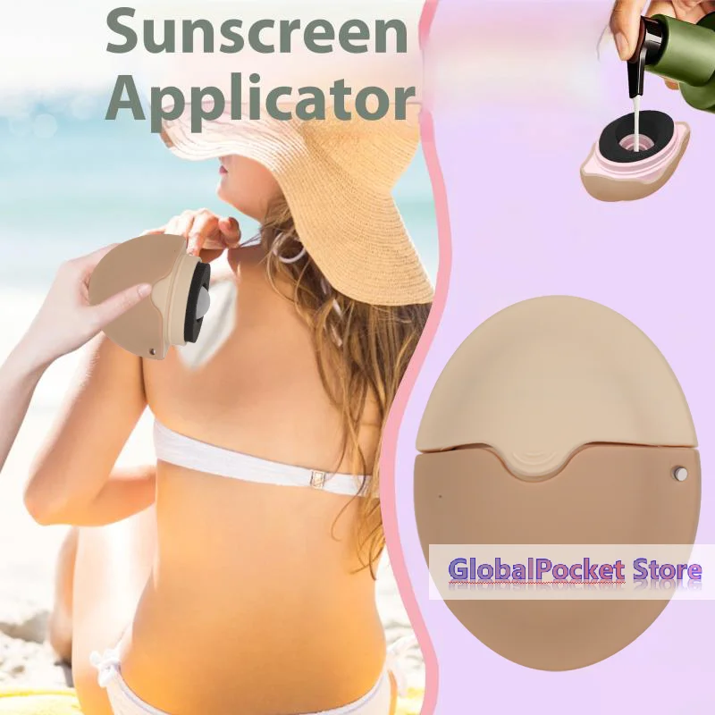 

[TG823]Silicone Suncream Roller Applicator Refillable Oval Isolation Lotion Cream Bottles Stitching Color Cosmetics Tool Travel