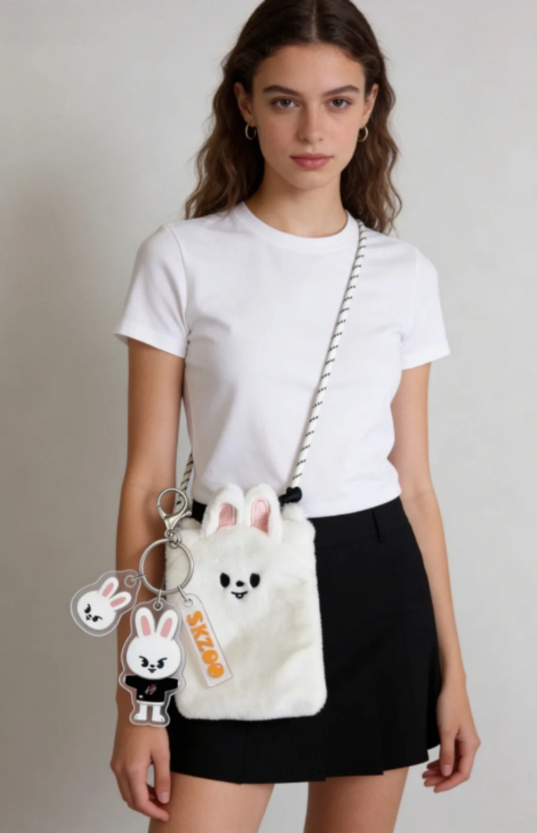 

Модная поясная сумка SKZOO Stray Children's Fashion с милым дизайном, легкая сумка для мобильного телефона для мужчин и женщин