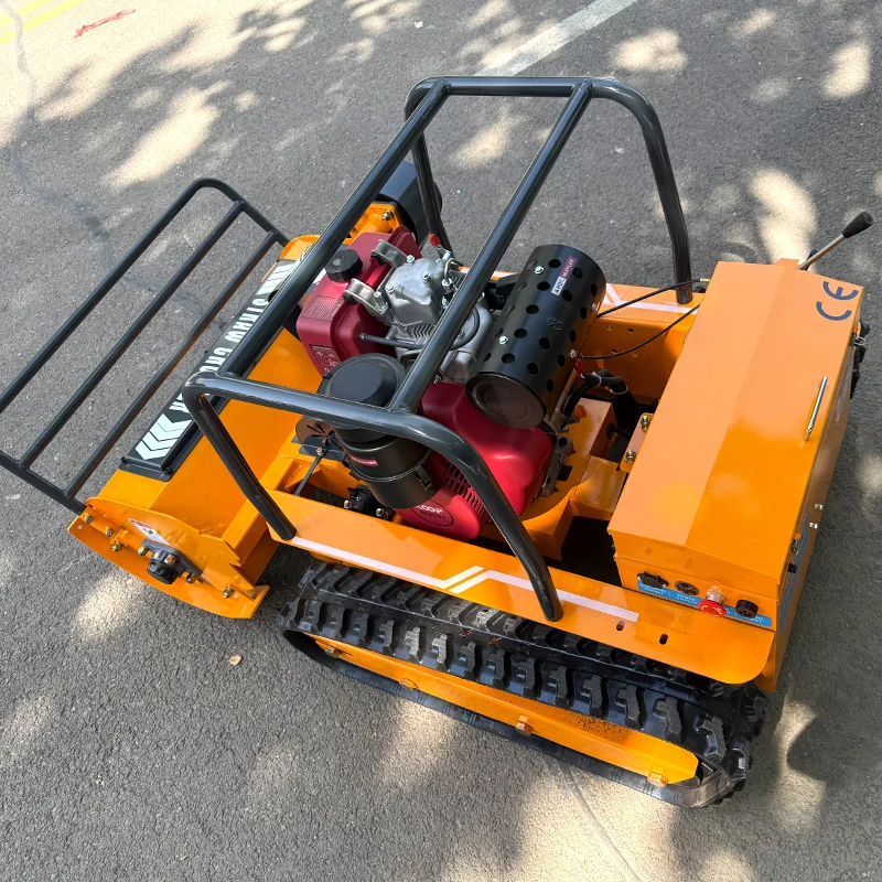 Maßgeschneiderter Raupen-Rasenmäher mit 4-Takt-Motor für den Hausgarten