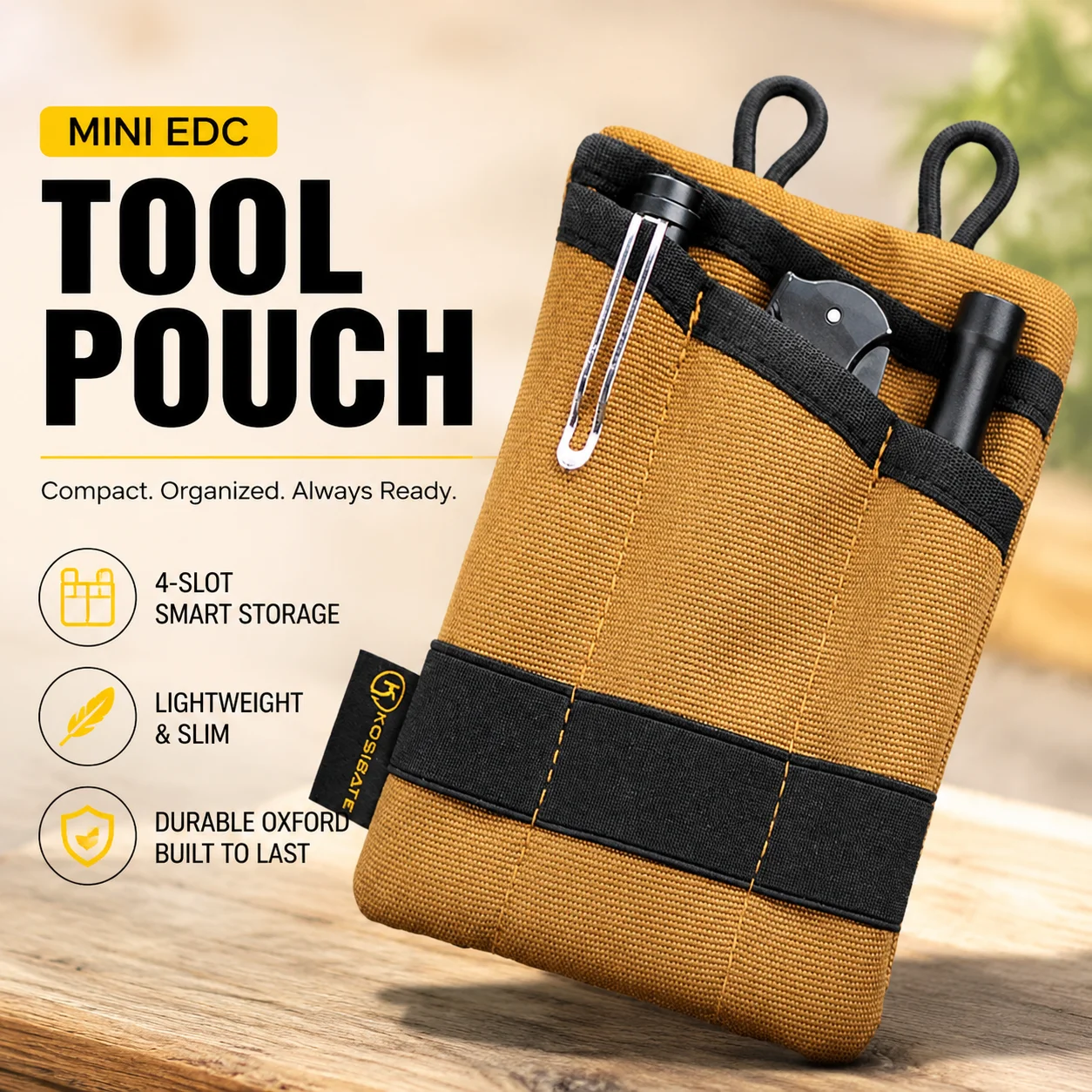 Edc Carry Pocket Pouch - Mini EDC Tool Pouch Oxford Cloth