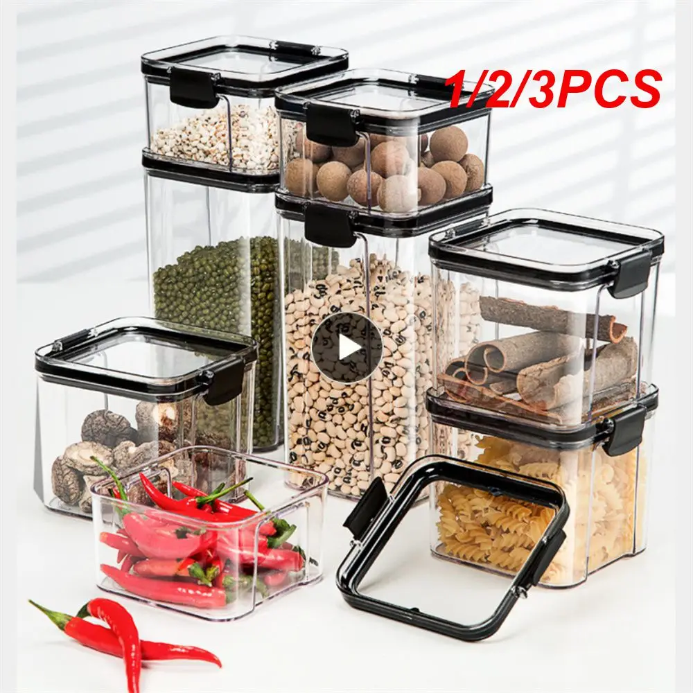 1/2/3PCS Mechanical Keyboard Keycaps And Switch Lock Storage Box Transparent Anti-corrosion And Moisture-proof Stackable Sealed