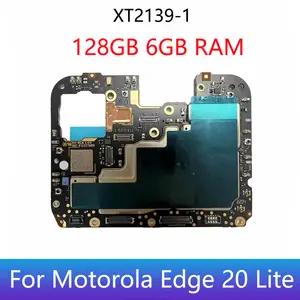 Bilashmart Motorola Moto Edge 20 Lite XT2139 1 Motherboard Mobile Electronic Panel Mainboard Circuits With Chips Plate 6GB And 128GB