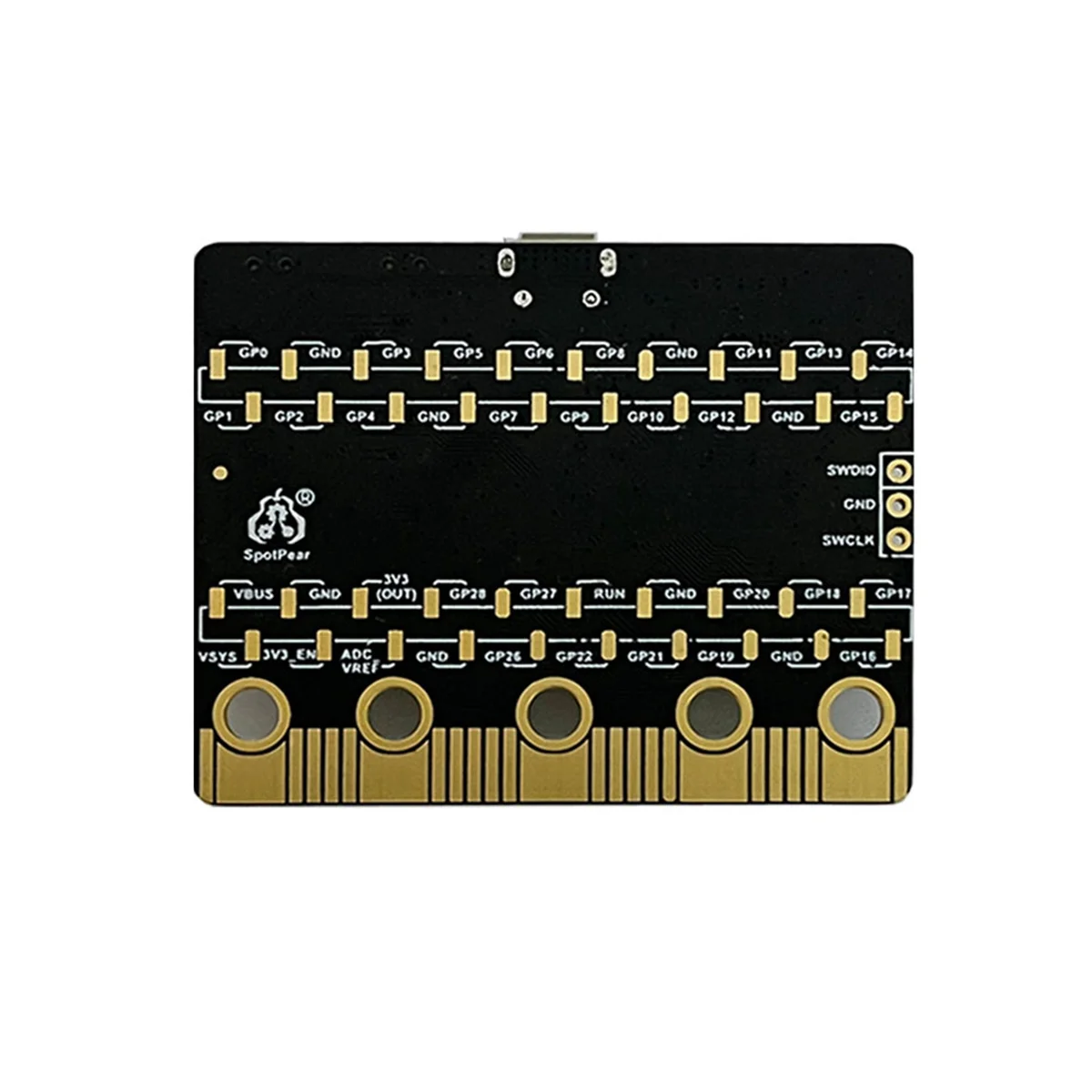 2 قطعة ل بيكو RP2040 بت اللوحة الأم متوافق مع بي بي سي Microbit شكل بيثون البرمجة اللوحة الأم