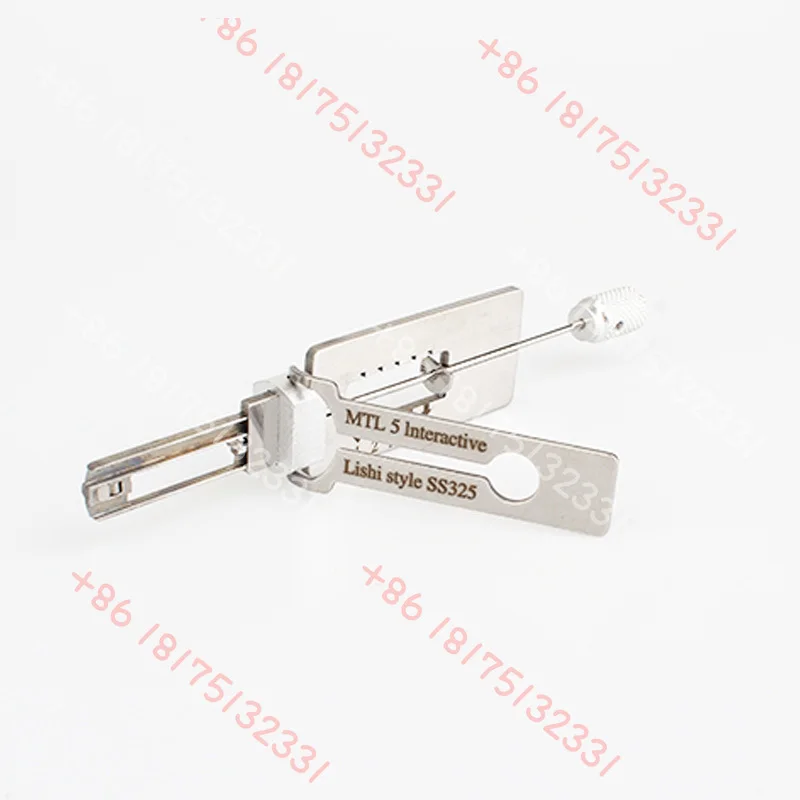 LISHI Style SS325 MUL 5  Interactive Civil Lock 5 Pin Right 2-in-1 Tool Lock Opener Lock Pick Set Locksmith Tools