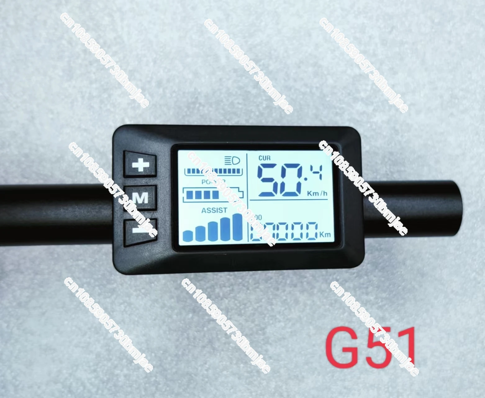 Electric bicycle Lithium battery bicycle LCD meter display switch G51 smart display 36 volts 48 volts