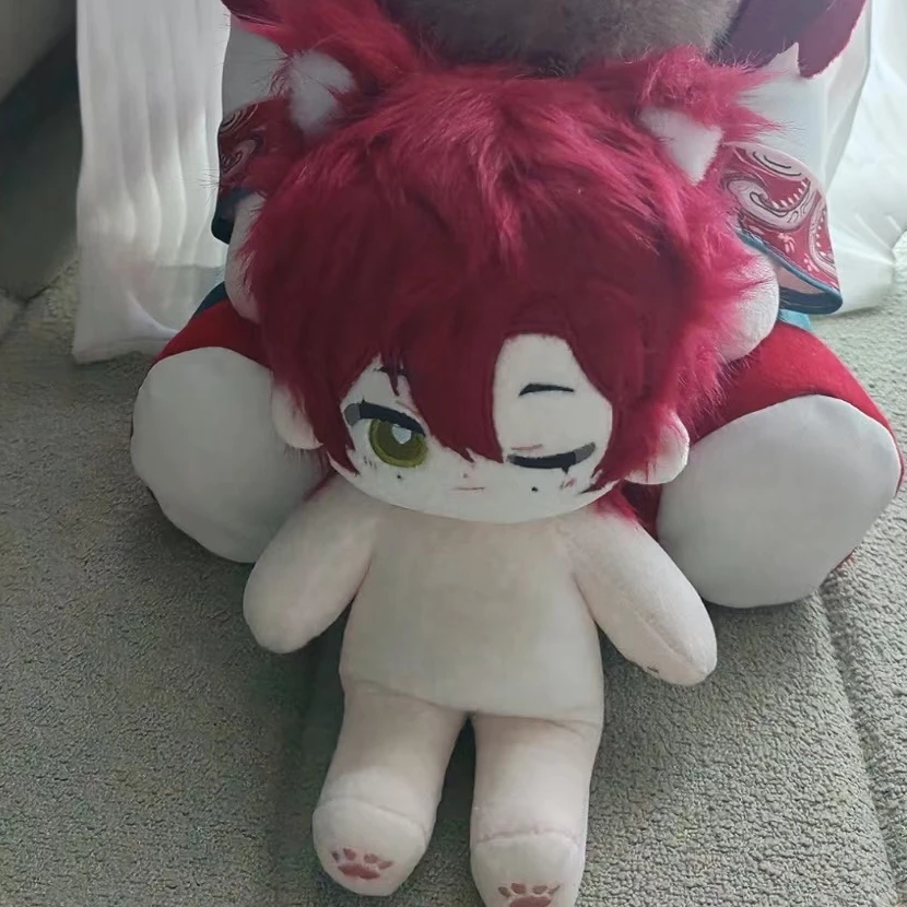 ตุ๊กตา20ซม.Genshin Impact Shikanoin Heizouตุ๊กตาCosplayตุ๊กตาหูBody Dress Up Plushieหุ่นรูปของเล่นXmasของขวัญ