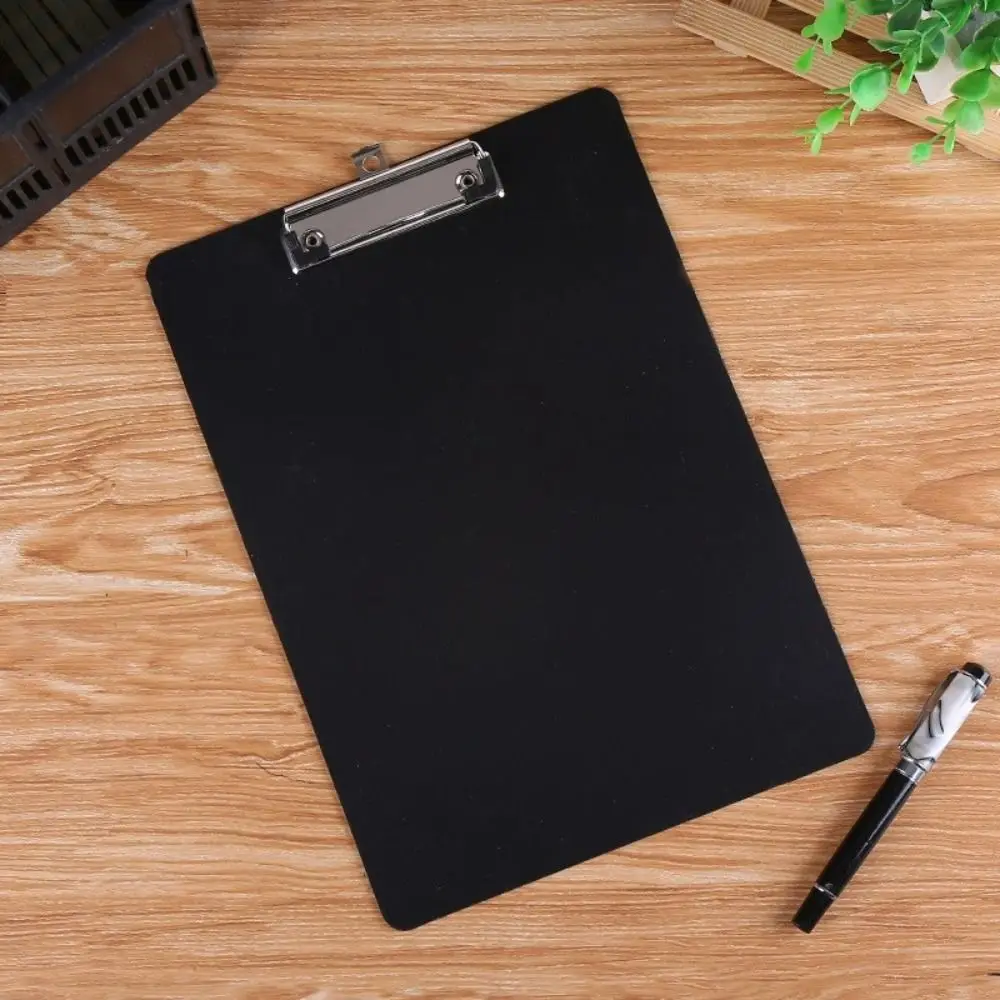 

With Low Profile Gold Clip A4 Writing Clipboard Document Folder Writing Sheet Pad A4 Paper Organizer Writing Tablet Writing Pad