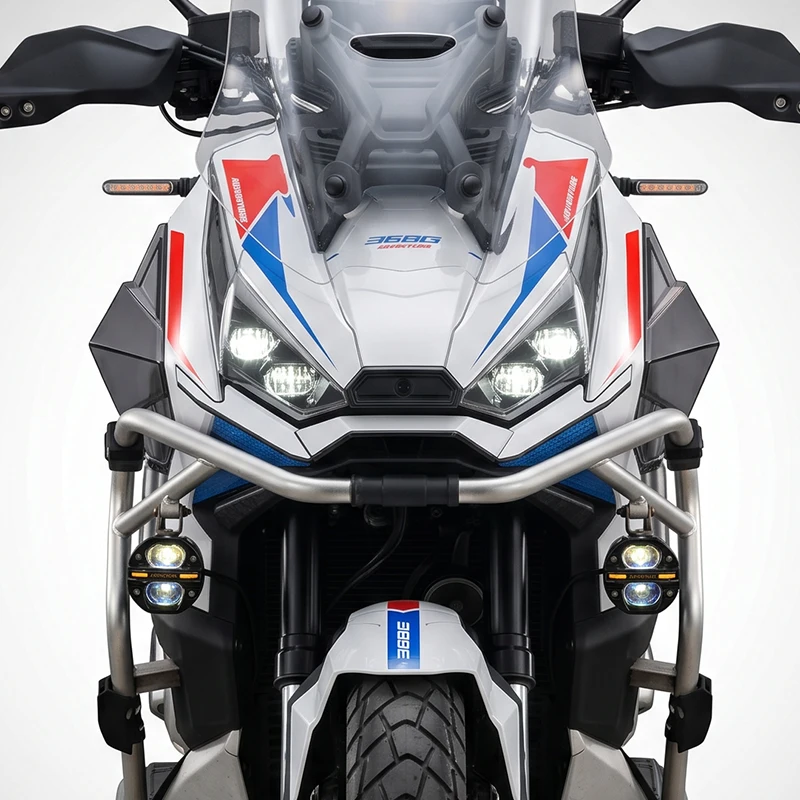 Motorradzubehör Luftabweiser Windabweiser Seitenwindschutzscheibe für ZONTES 368G 368 G 2024-2026 400G Beinverkleidungsdekor