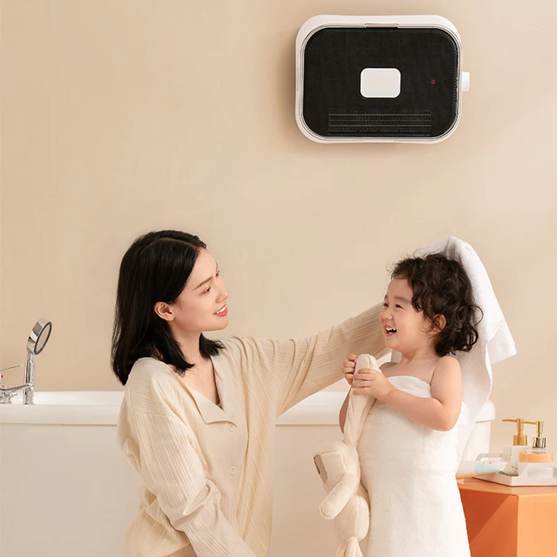 Bathroom Heater Home Waterproof Energy-saving Quick Heat Wall-mounted Bathroom Small Electric Heater Mini Heater