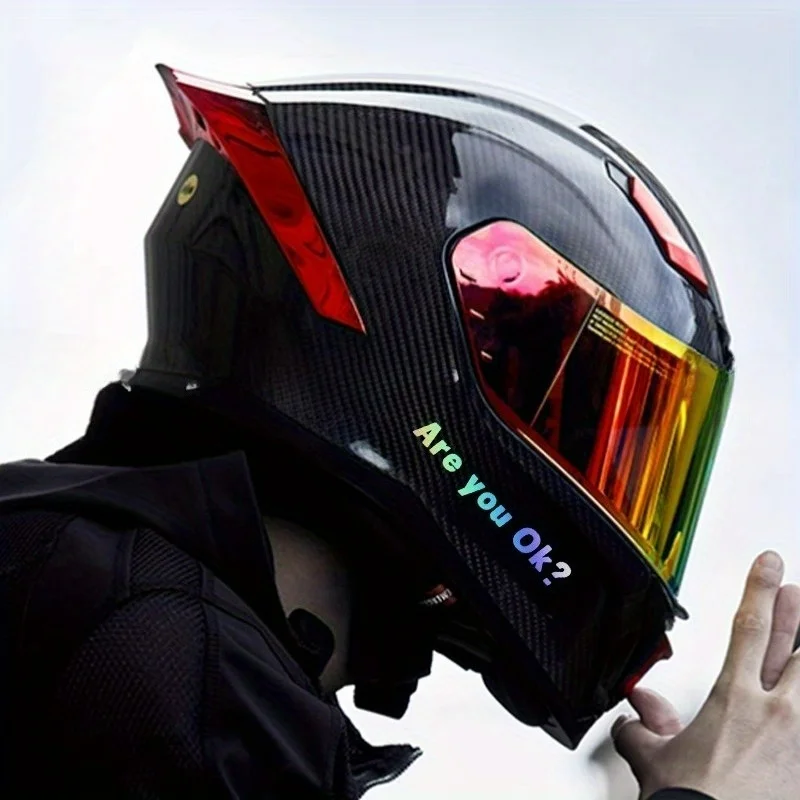 

1pc Hello Electric Motorcycle Creative Sticker Durable Vinyl Decal for Motorcycle Bike Bicycle Helmet Decor