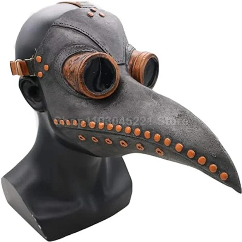 Accessoires de jeu de rôle médiéval, masque d'oiseau, bec à long nez, boule de maquillage de fête, nouvel Halloween, 2025, AA