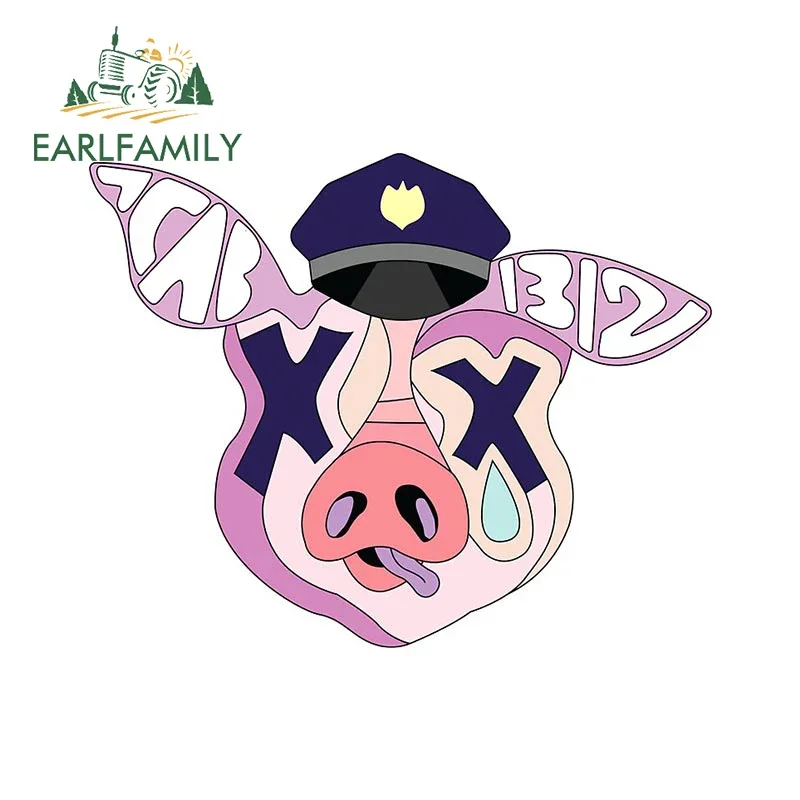 EARLFAMILY 13 سنتيمتر x 10.3 سنتيمتر ل ACAB 1312 الشرطة خنزير سيارة ملصق مثيرة للاهتمام الكرتون ملصق مائي سباق الانجراف الإبداعية JDM اكسسوارات