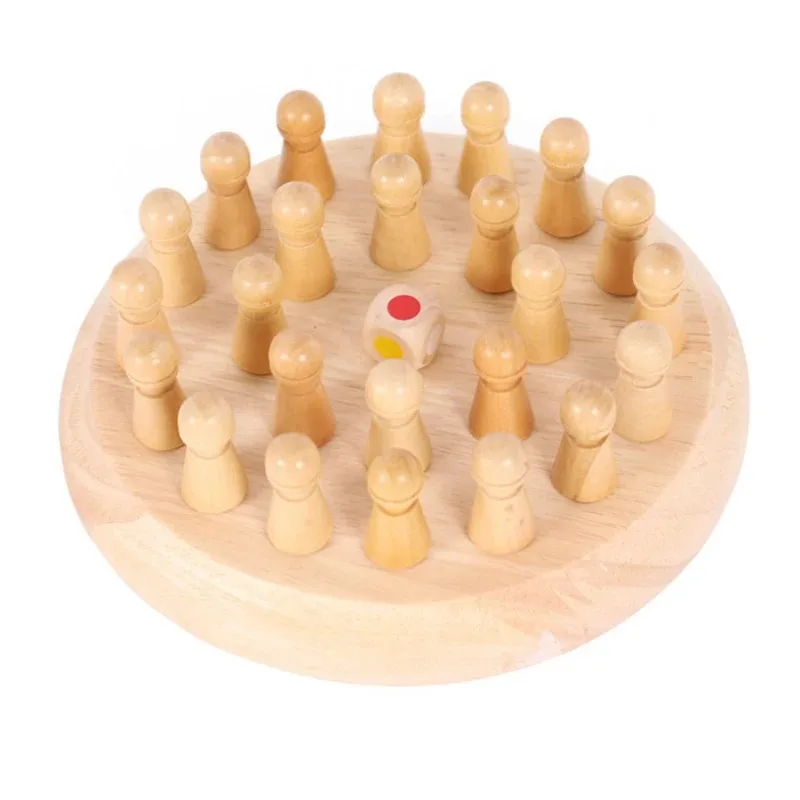 Bâton de mémoire en bois, jeu d'échecs de couleur, puzzle de société, jouet éducatif Montessori, capacité cognitive, jouets d'apprentissage pour enfants