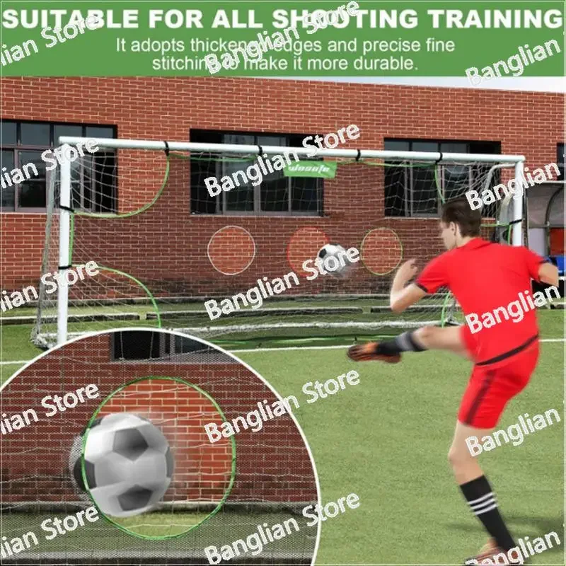 Target Net for Football Detachable Soccer Goal Net with 1/3/5 Holes Football Training Equipment for Throwing Accuracy Enhancing