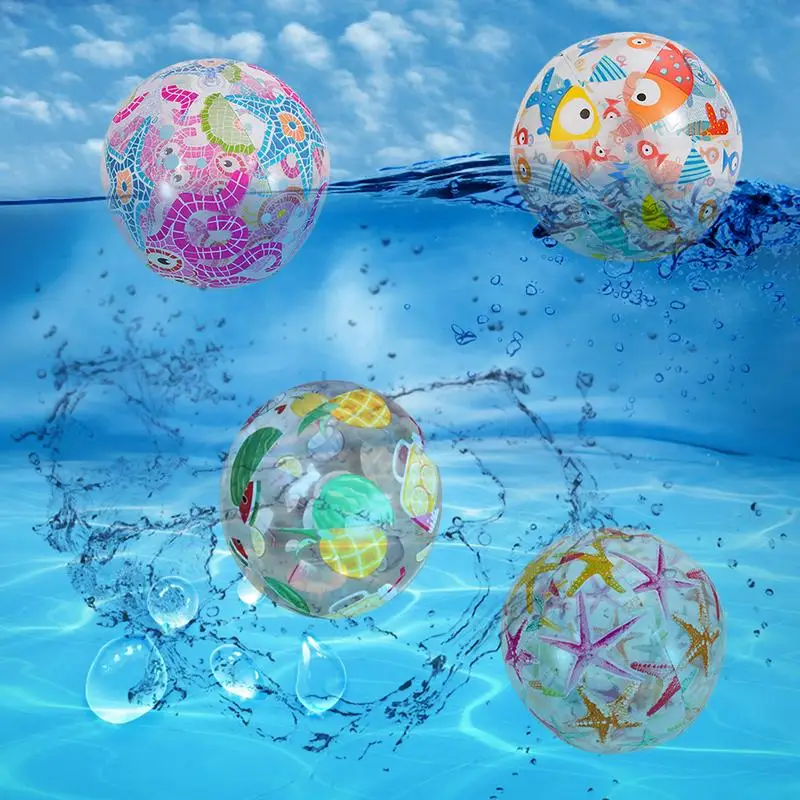 

Children Inflatable Water Ball Outdoor Swimming Toy PVC Inflatable Beach Elastic Float Ball