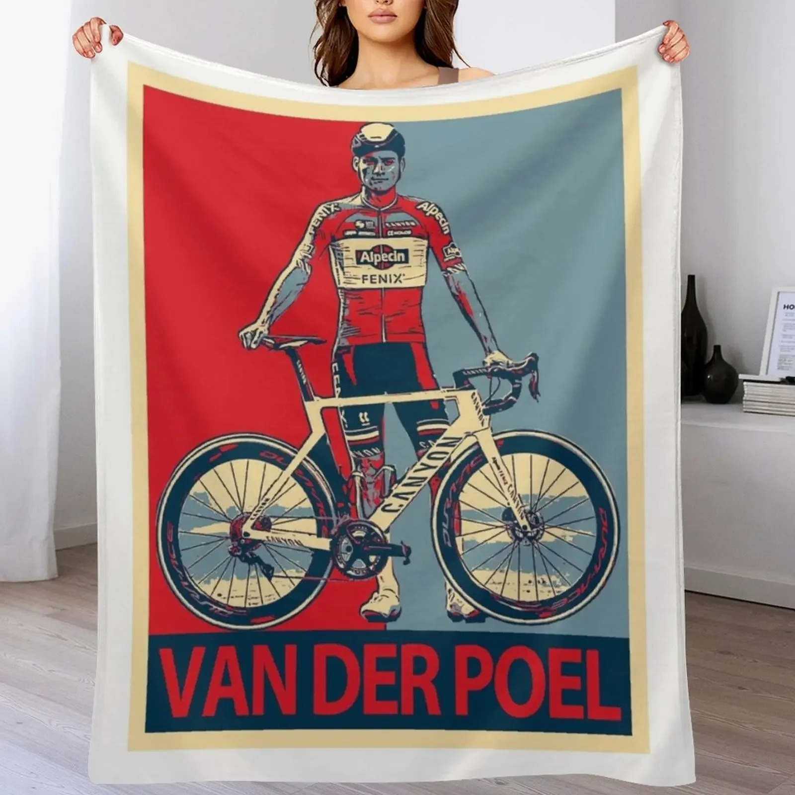 Mathieu van der Poel Throw Blanket Year Round Soft Comfortable Blanket for Home