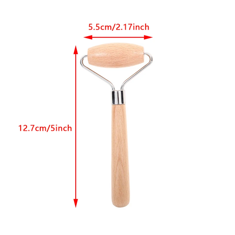 Gua Sha Face Massager rullo di legno massaggio alle spine manico in legno per guazzo facciale sollevamento della pelle strumenti per la cura della pelle dimagrante del corpo