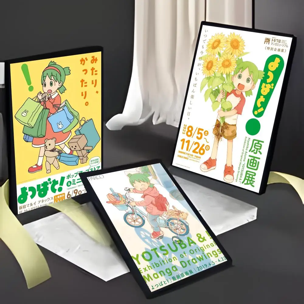 Hot Kwaii Anime Y-Yotsuba Poster American Film Mural Home Childrens Room Wall Decor Print