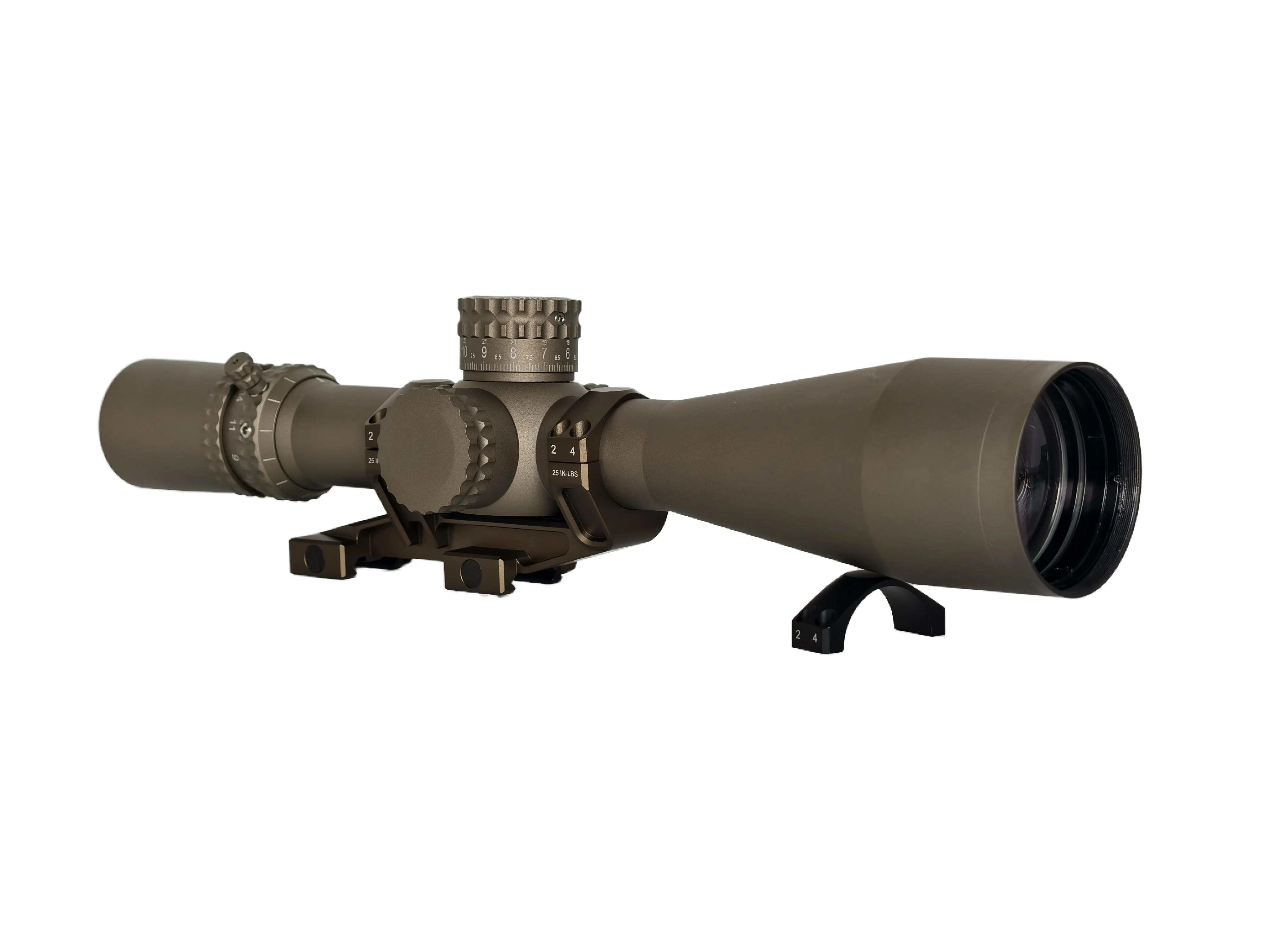 EvolutionGear ATACR 5-25X56 FFP Scope Illuminated W HORUS TREMOR3 Reticle FDE Type A