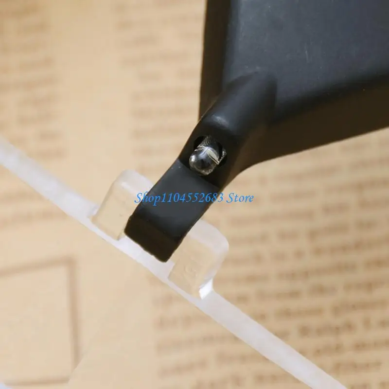 Y6GD 1.5X 2.5X 3.5X Glasses Flexible Clip Flip-up Lightweight Eyewear Magnifier Multiple Replaceable Acrylic Magnifying Glass
