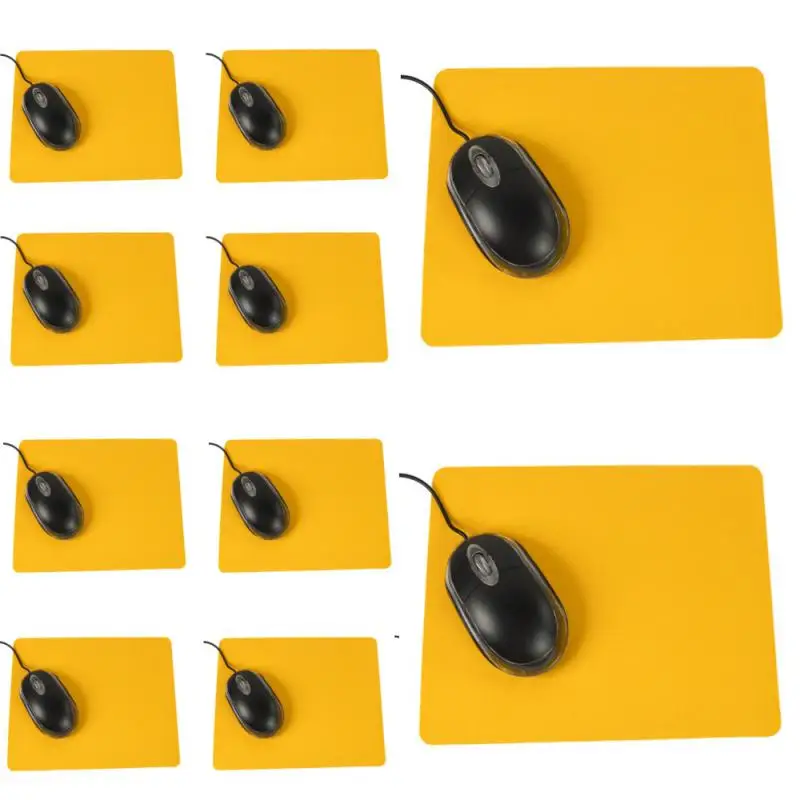 Tapis de souris de bureau ergonomique avec support de poignet en gel, en caoutchouc noir pur, livraison directe