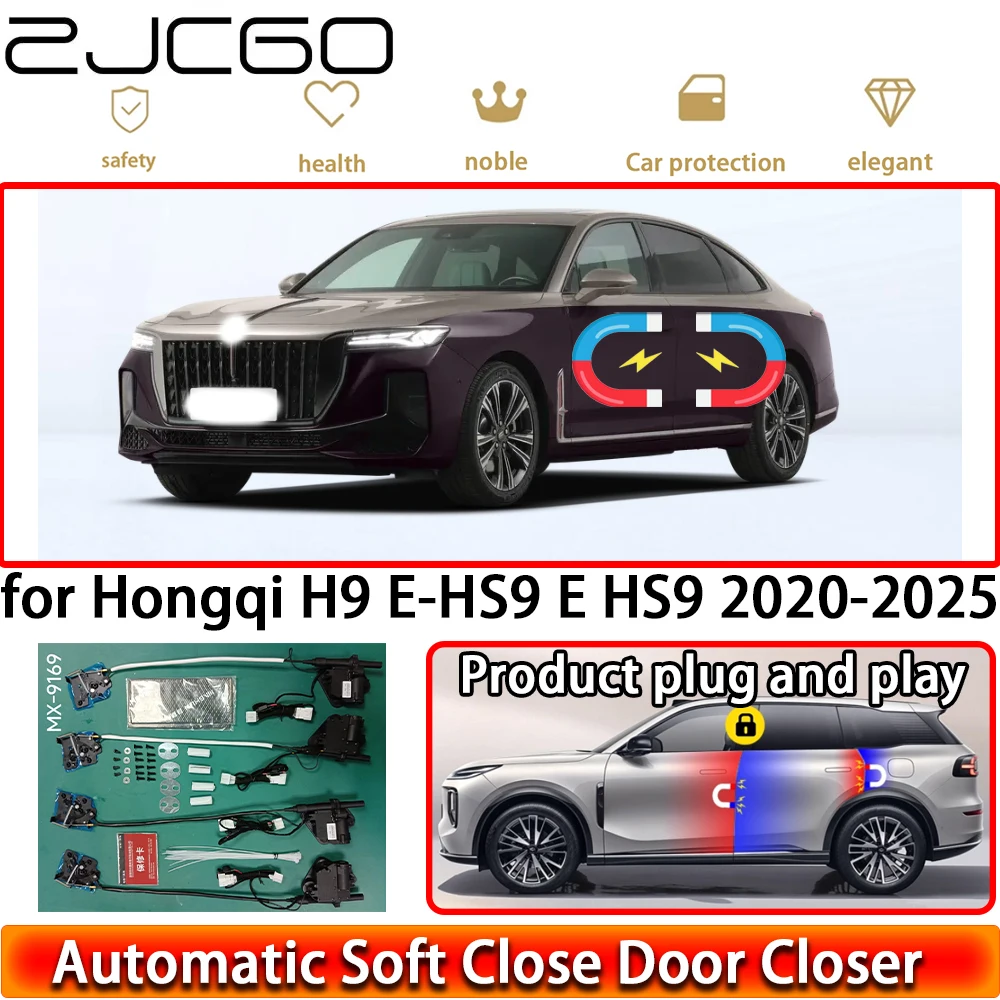

for Hongqi H9 E-HS9 E HS9 2020-2025 OEM Car Soft Close Door Kit Power Closing Latch System Auto Pull Door Easy Close Plug & Play