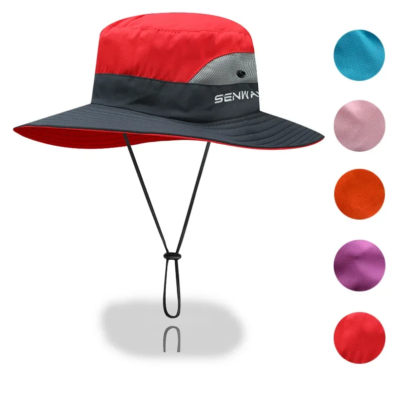 Brand Oohmy Outdoor Kids Boys Girls Sun Hat Toddler Breathable Bucket Cap for Fishing Hiking Quick Dry 3-8 Years Old