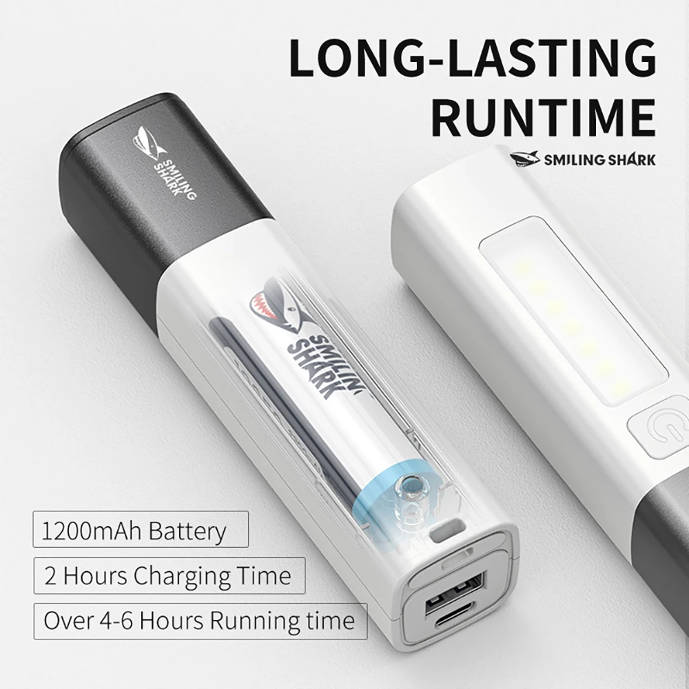 Smiling Shark SD-1039 LED Flashlight, Super Bright Handheld Flashlight, Long-lasting Flash Light Rechargeable for Outdoors
