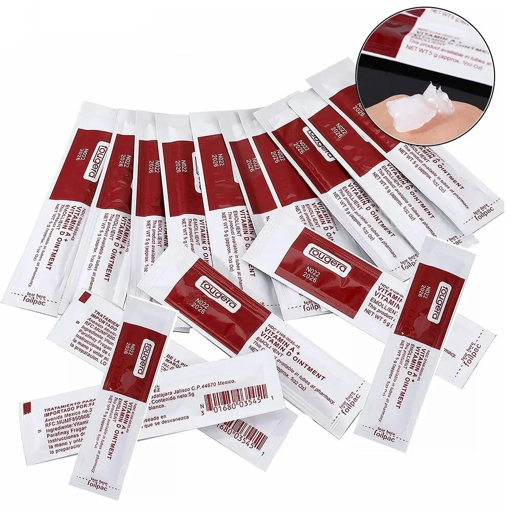 30/50/100pcs Tattoo Nachsorge Creme Vitamin A & D Tattoo Reparatur creme Fougera Vitamin Salbe Tattoo Pflege bedarf