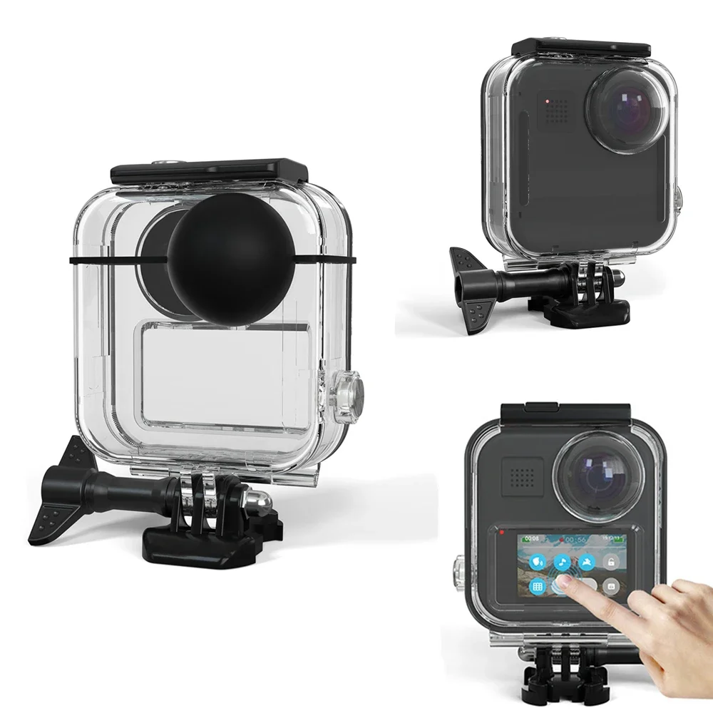 Custodia protettiva per custodia impermeabile Touchscreen FF-H36 per custodia per fotocamera GoPro MAX 360 con accessori per staffa