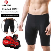 X-Tiger Pantalones Cortos de Ciclismo para Hombre con Almohadilla Pantalones Bicicleta Acolchada con Gel 5D Cortos MTB Bicicleta Pantalones Cortos Transpirables