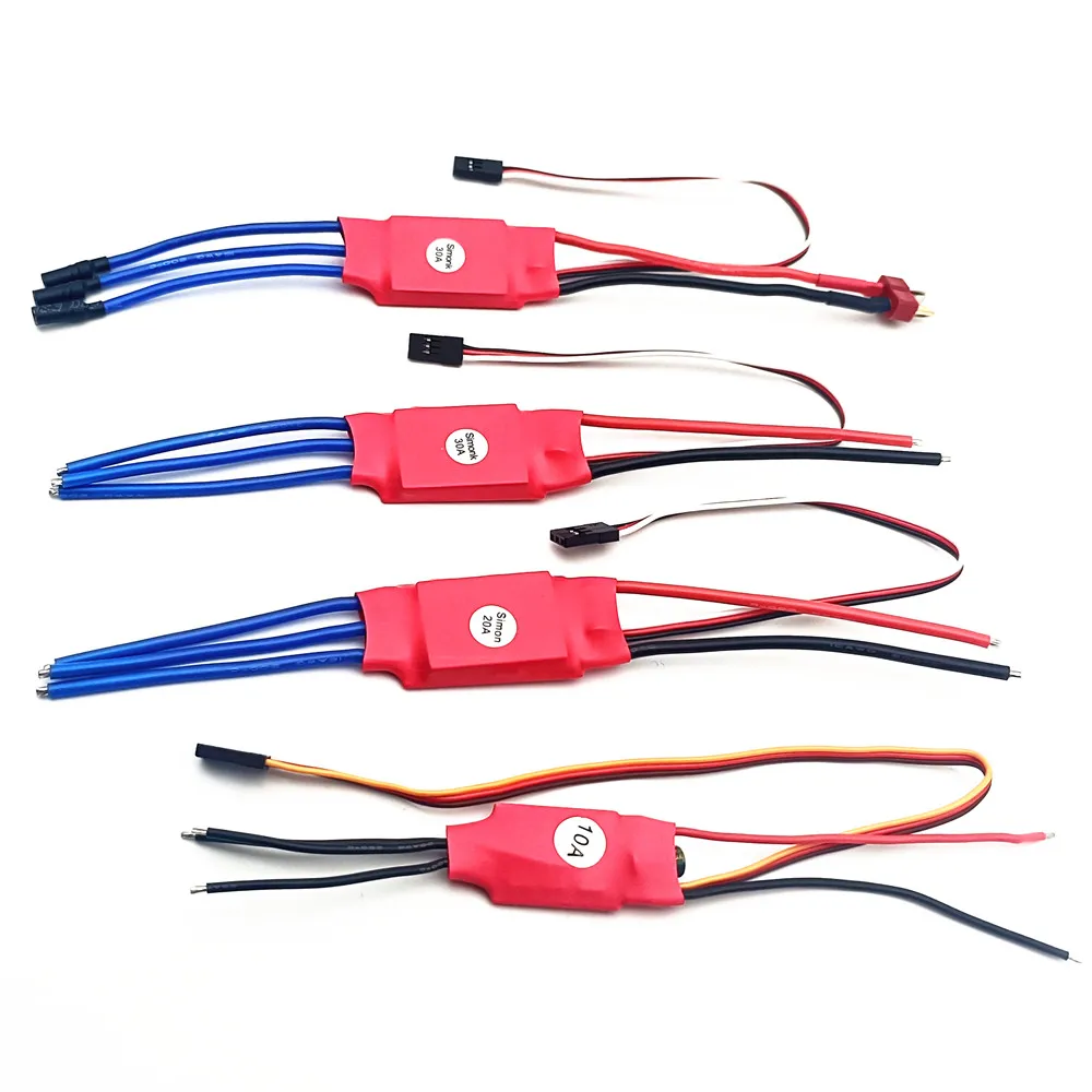 1PCS Simonk 10A 20A 30A Brushless ESC Electronic Speed Controller for RC Airplane FPV Quadcopter Drone T plug