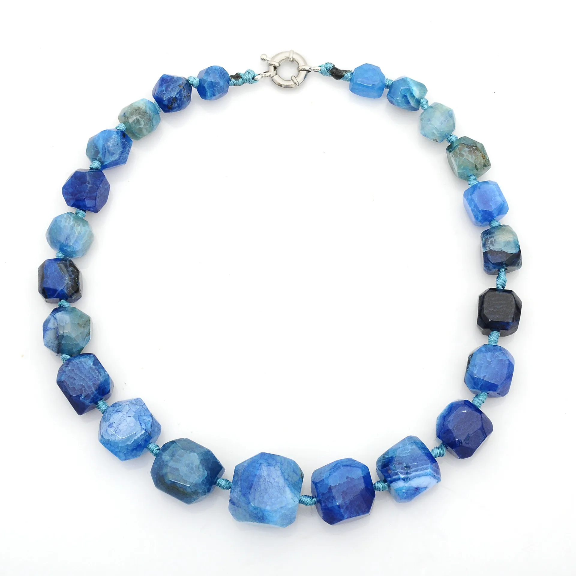2026 Fashion Natural Stone Colored Multicolor Necklace Woman High Quality Crystal Pendant Jewelry Trend
