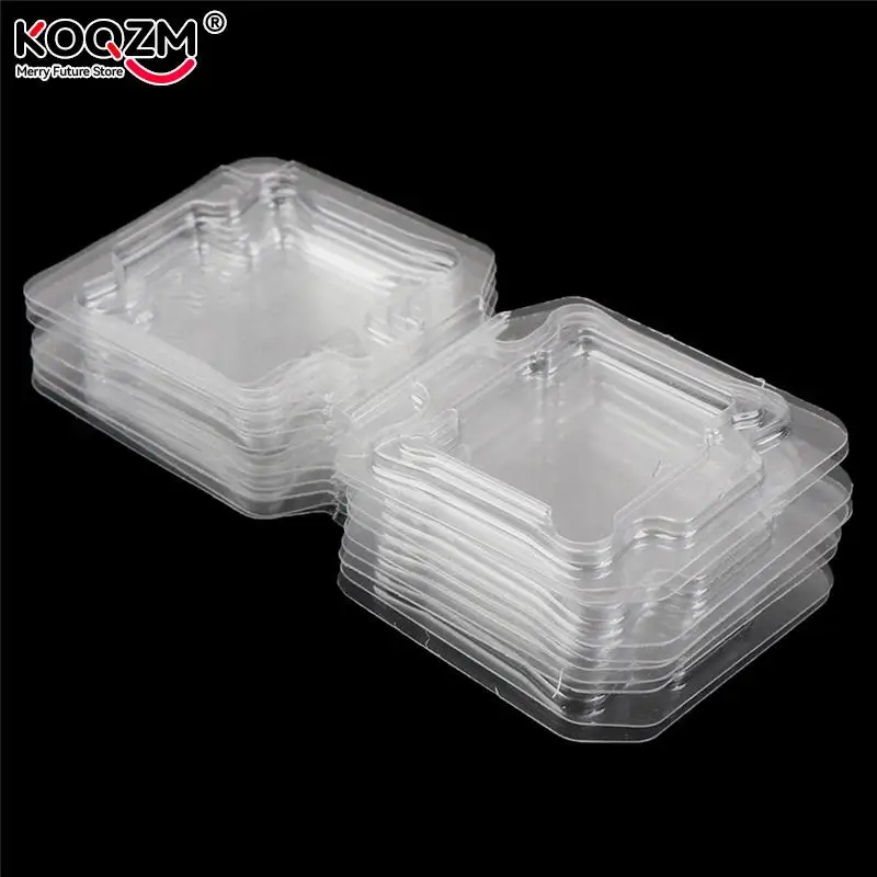 10Pcs CPU Box CPU Plastic Protective Case CPU Clamshell Tray Case Container 1pc CPU Case Holder Tray Box Plastic Protection