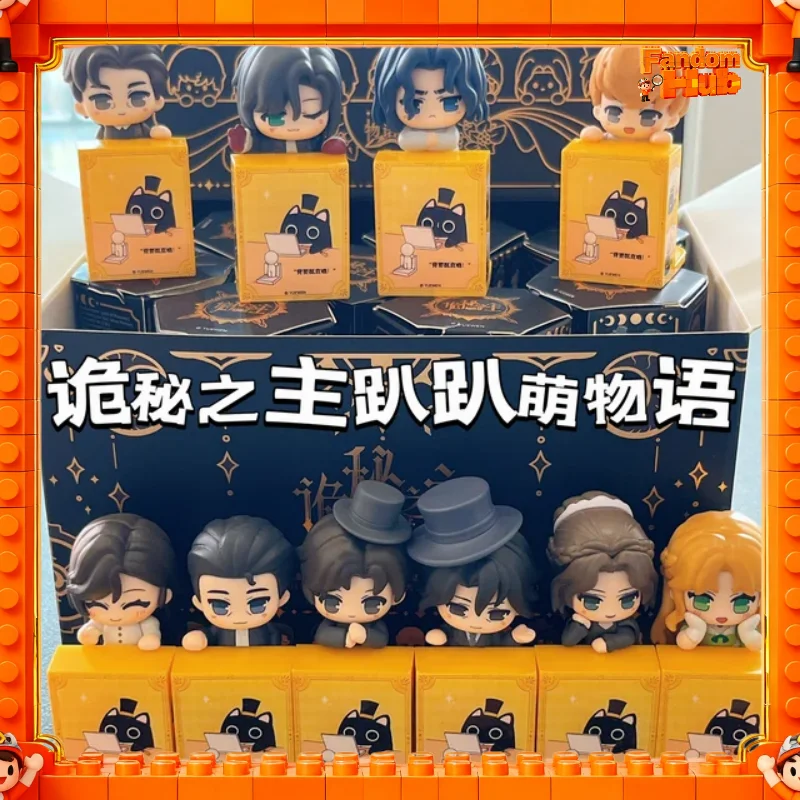 Caja Sorpresa Original de la Serie Chibi de Lord of the Mysteries, Figuras de Klein Moretti, Azik, Audrey, Melissa Benson, Dunn y Leonard, Regalo para Fans