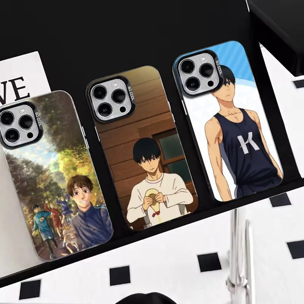

Kurahara Kakeru-Kiyose Haiji -Nico Phone Case For iPhone 17,16,15,14,13,12,11 Plus,Pro Max,XS,Colored Silver Plated Inside Cov
