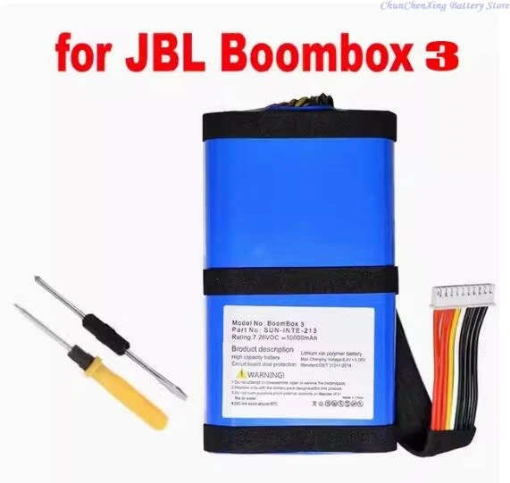 ALLCCX compatible Speaker Battery for JBL Xtreme 1/2/3, Boombox 1/2/3 + TOOL