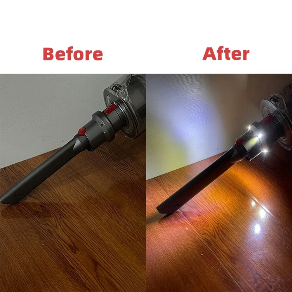 Accesorios de adaptador EAS 1 Uds con luces LED para piezas de aspiradora inalámbrica Dyson V7 V8 V10 V11