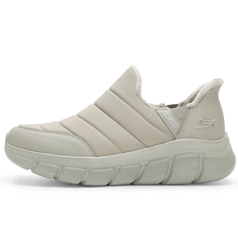 

Skechers Men's Sneakers, Low-Top, Lightweight, Comfortable, Fleece-Lined, Warm, Slip-On, Fashionable Casual Shoes 118318-Olv