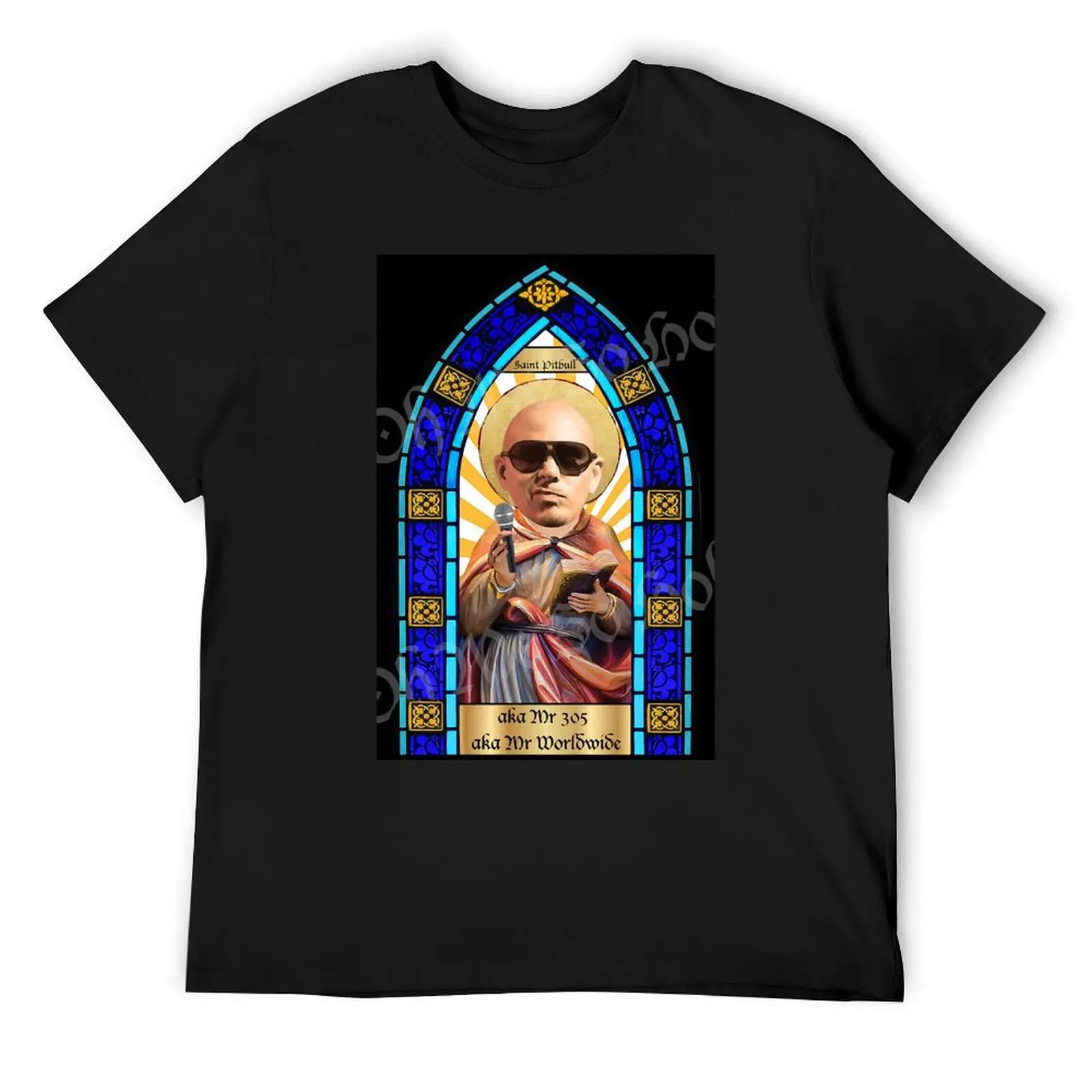 

Saint Pitbull Mr Worldwide 305 T-Shirt anime t shirts plus size clothes anime stuff plus size men clothing