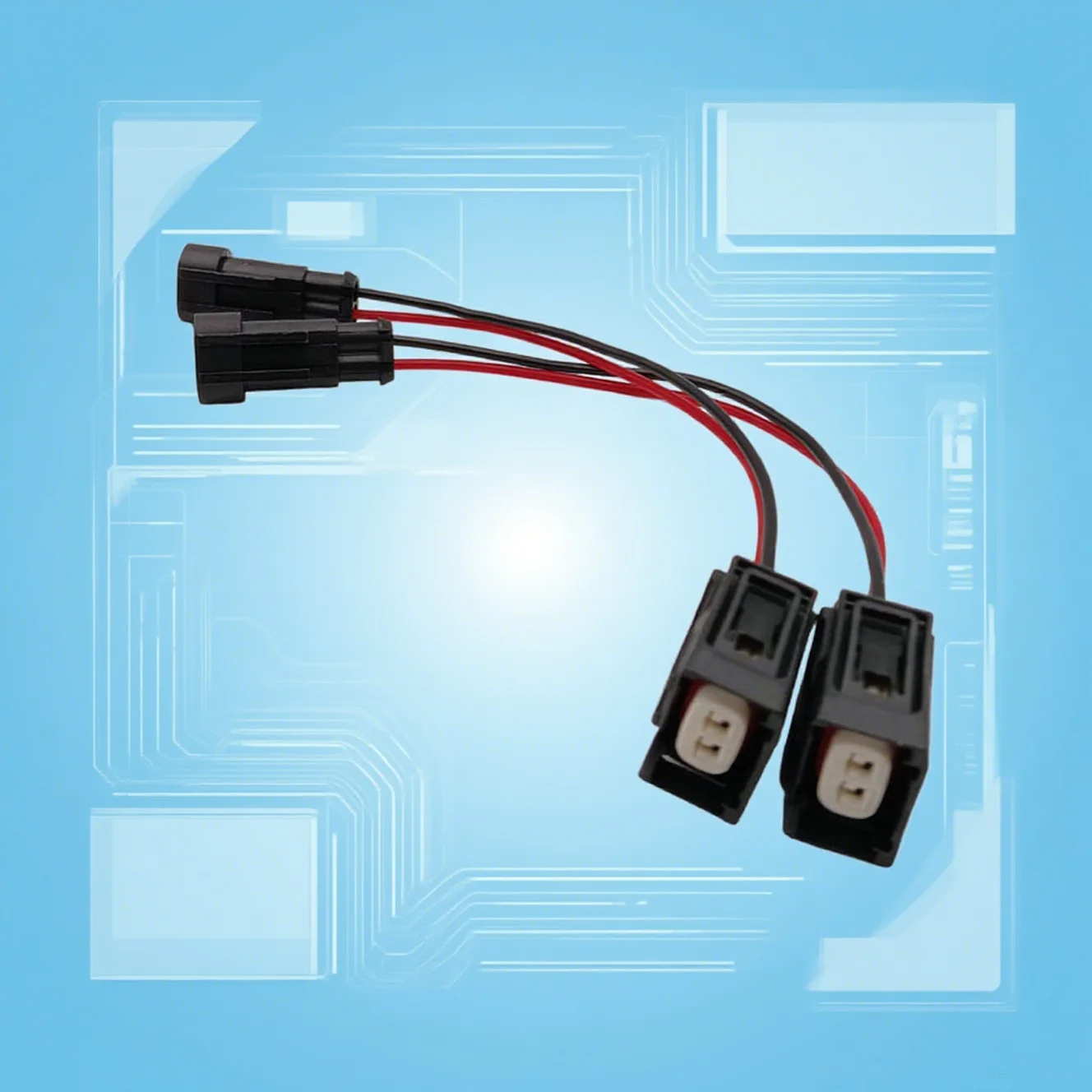 Hwaut Adattatore Per Connettori Cavi Iniettori Diesel Intelligenti A 2 Pin Per Denso HP5 HP6 Smart Plug Collegare Il Cablaggio Dell'iniettore